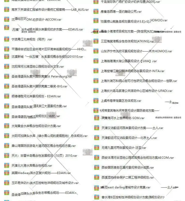 1261套公园景观滨水口袋湿地小游园广场规划设计方案文本su模型CAD图纸【电商热销31】可直接修改套用